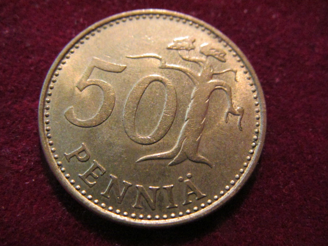 50 penniä 1986