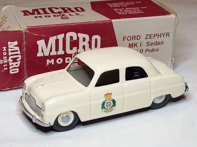 Ford Zephyr MK I Micro Models ,Hynin harvinainen