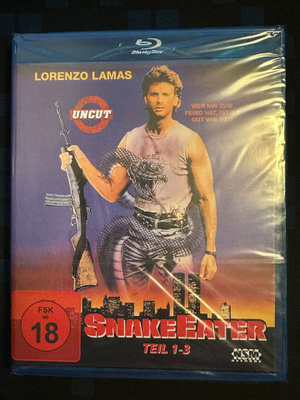 Snake Eater 1-3 (uncut) [Blu-ray] Lamas, Lorenzo (UUSI)