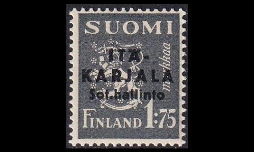 IK_2 ** Itä-Karjala 1,75mk musta lisäp (1941)