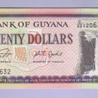 Guyana 20 Dollars v.2018 UNC P-30g - pikkukuva 1