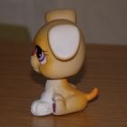 LITTLEST PET SHOP vaalea KOIRA, BOKSERI, BOKSERINPENTU #451 - pikkukuva 2