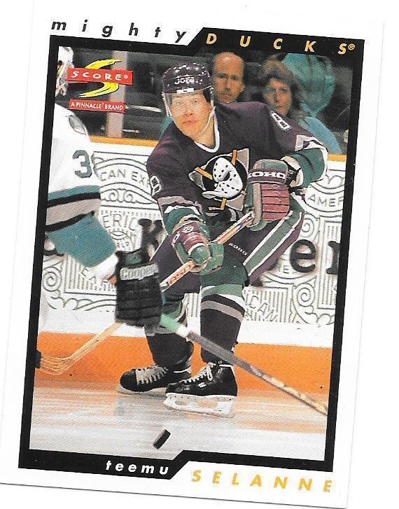 1996-97 Score #145 Teemu Selänne Anaheim Mighty Ducks