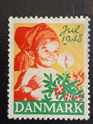Tanska Joulumerkki 1948