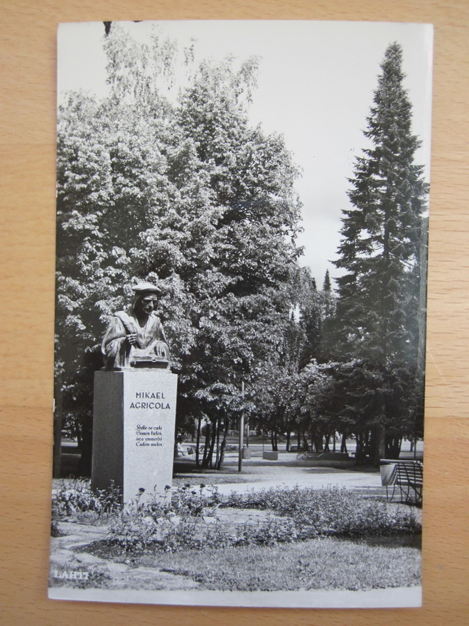 VANHA Postikortti Lahti 1950-l Alkup. Mallikappale