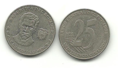ECUADOR 25c 2000