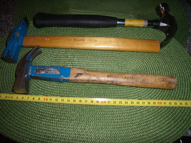 3 Kpl Vasaroita.Fiskars,Billnäs ja metalliv.