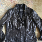 Musta luxus-jakku biker tyyliin (655 €) - pikkukuva 1