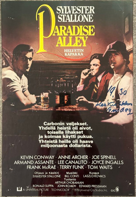 Stallone - Paradise Alley - Helvetin Kapakka elokuvajuliste