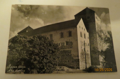 TURUN LINNA 1956 KULKENUT KORTTI