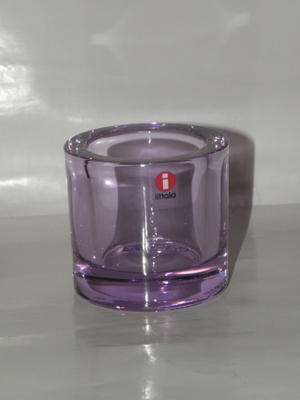 Iittala vaalea lila KIVI tuikku... 1 kpl