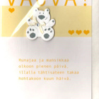 kortti ** Onnea vauvan kotiin - erilaisia taittokortteja - pikkukuva 1
