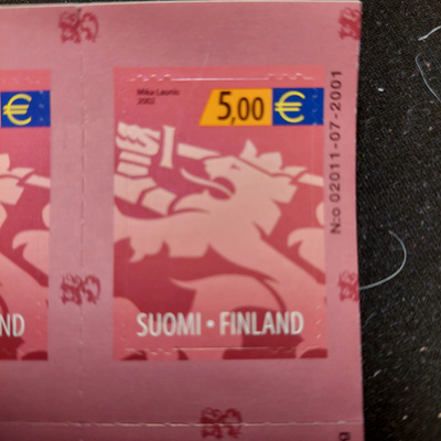 2002 Suomen leijona 5 € ** LaPe 1603