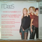 I´Dees - Name & Number CDS - pikkukuva 2