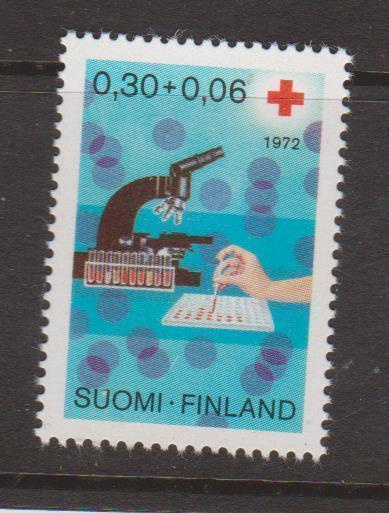 1972 Punainen Risti ( PR ) 0,30+0,06mk ** LaPe 707