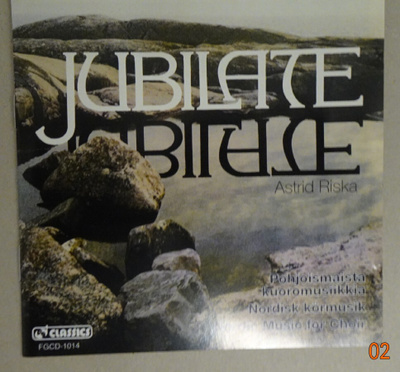 cd, Jubilate & Astrid Riska - Pohjoismaista kuoromusiikkia -