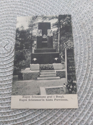 Porvoo Eugen Schaumanin hauta  kortti