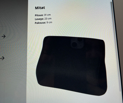 Selän tukityyny