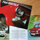 1973 Fiat 850 SLE esite - KUIN UUSI - suomalainen - pikkukuva 1