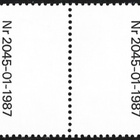 Ål 1987 Färjsundin sil 1,00 mk välilöpari numero ** LaPe 023 - pikkukuva 2