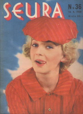 Seura n:o 36 1958 Teija Sopanen. Tukkilaitytöt. Lavean tien