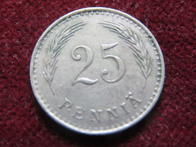 25 penniä 1930