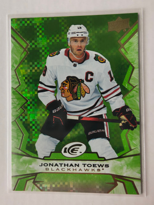 Jonathan Toews 2022-23 UD Ice Green