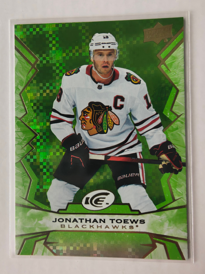 Jonathan Toews 2022-23 UD Ice Green