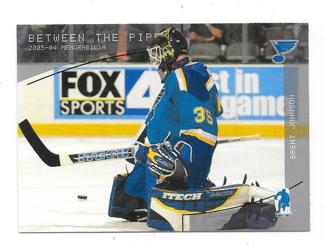 2003-04 BAP Memorabilia BTP #104 Brent Johnson St Louis MV