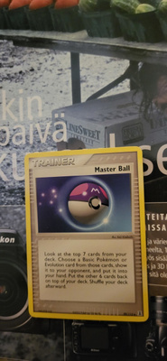 Master Ball #99 Pokemon Delta Species card
