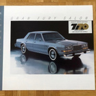 Esite Plymouth Gran Fury Salon 1987 - pikkukuva 1