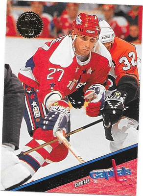 1993-94 LEAF #314 Craig Berube Washington Caps Gooni