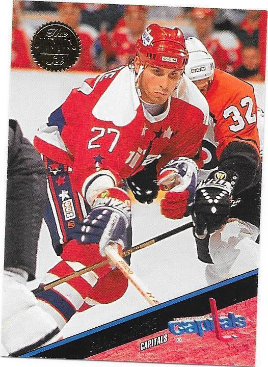 1993-94 LEAF #314 Craig Berube Washington Caps Gooni