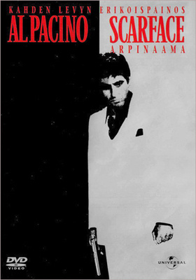 Scarface -Arpinaama 1983 Brian De Palma Al Pacino 2DVD spesu