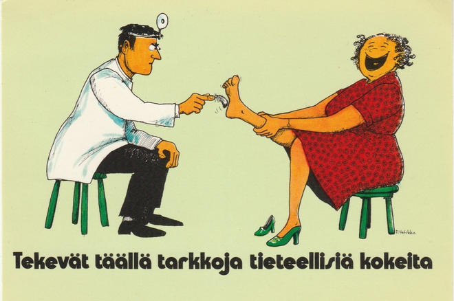 Postikortti, LÄÄKÄRINTARKASTUS, hupikortti