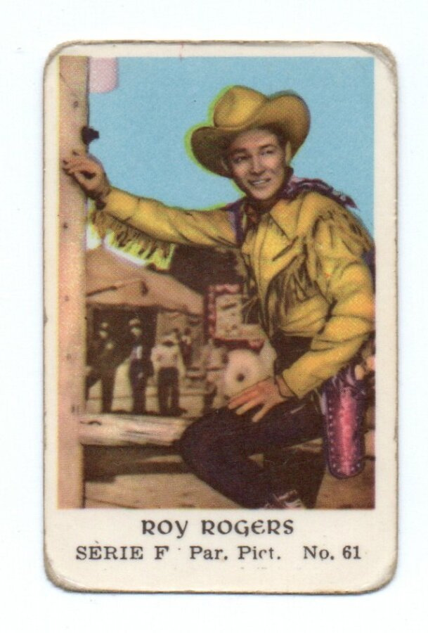 Purkkakuva Serie F n:o 61 ROY ROGERS