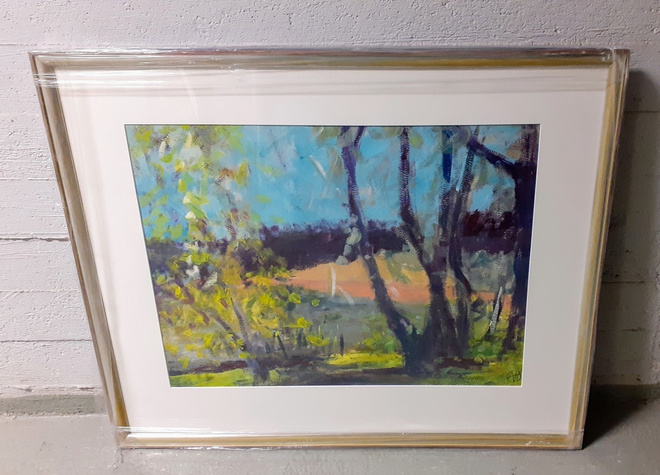 Anna Heinämaa "Trees in bright sunshine"