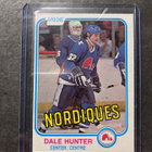 1981-82 O-Pee-Chee #277 Dale Hunter RC Rookie Nordiques OPC - pikkukuva 1