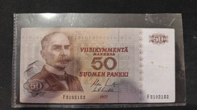 50 markkaa seteli 1977