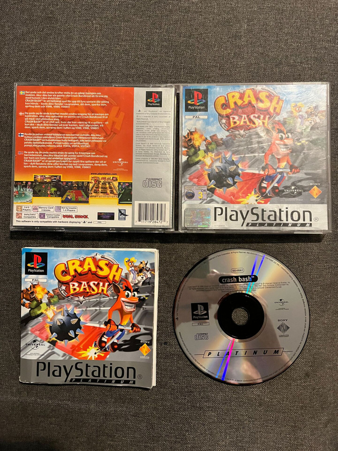 Crash Bash PS1 (Suomijulkaisu)