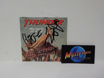 THUNDER - THE THRILL OF IT ALL PROMOKORTTI + NIMMARIT