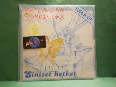 RAULI BADDING SOMERJOKI - SINISET HETKET EX+/EX- FIN-86 LP