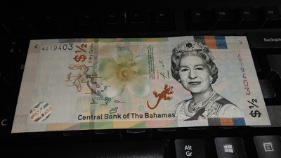 Bahamas 1 dollar 2019 UNC