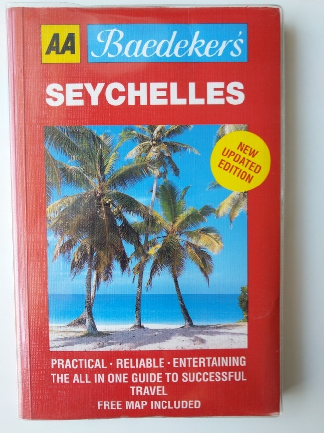 AA Baedeker's Seychelles matkaopas ja kartta 1992