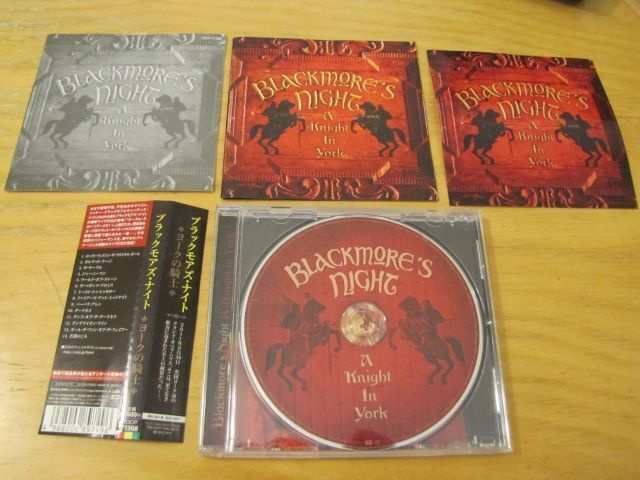 Blackmore's Night A knight in York cd japani 2012 obi liite
