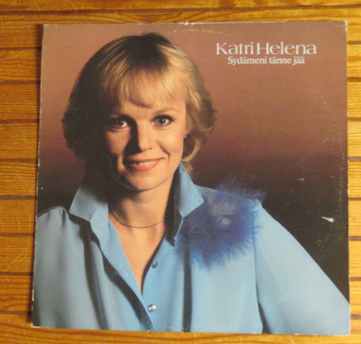 Katri Helena Sydämeni tänne jää Lp-levy, vinyyli v.1980