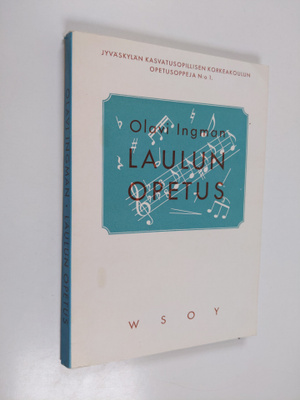 Olavi Ingman : Laulun opetus