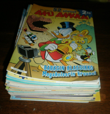 Aku Ankka lehdet 2008 40 kpl ja 4 taskaria
