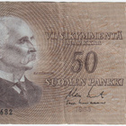 50 Markkaa 1963 Litt.B F-sarjaa, kl.4 - pikkukuva 1