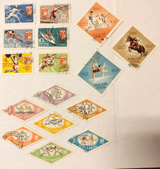 POSTIMERKIT Olympia Tokio 1964 (16kpl)